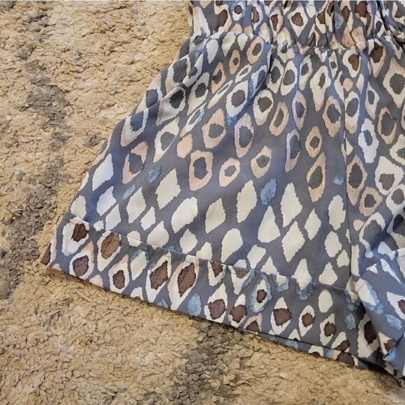 Tyche grey/blue high rise shorts - Picture 3 of 6